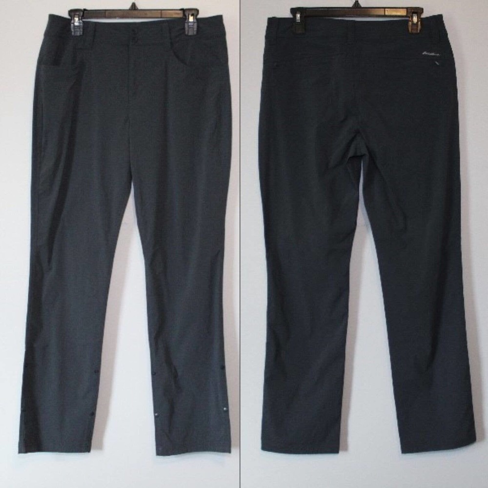 Eddie Bauer Women's Sightscape Horizon Convertible Roll-Up Gray Size 12 H14798 - Picture 13 of 14